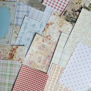 [paww.craft] 6pcs Vintage Paper pack deco untuk journaling / Journal kit mini background / dekorasi memo