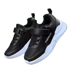 Sepatu Sneaker Anak Sneaker Sekolah Motif SNKP Fashion Polos Hitam Murah Trendi Berkualitas chunky