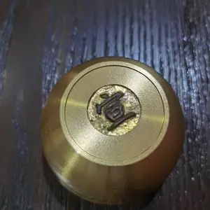 Mangkuk Fengshui Tradisional Cina Bahan Kuningan Untuk Kekayaan