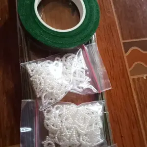 Aulindy - 20gr Mutiara Ringan Sintetis ABS Lubang Dan Tanpa Lubang