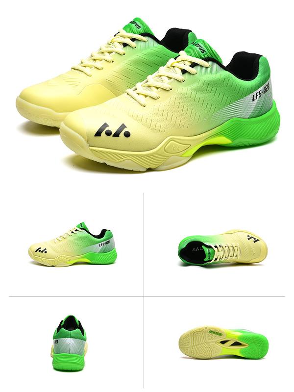 Product Introduction of New Original LEFUS Men Women Badminton Tennis Shoes for Women Pickleball Shoes Squash Volleyball Lace-up Sneakers for Indoor Outdoor Court Training Cushioning Table Tennis Sneakers 13