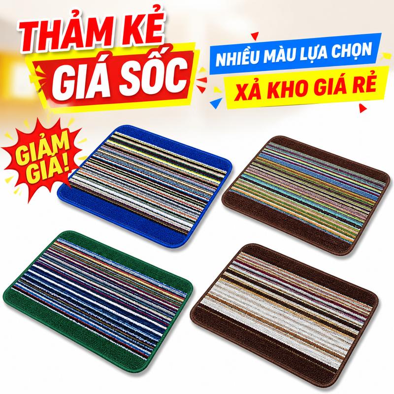 Thảm Trải Sàn 40x60cm Thảm PVC Thảm Lót Sàn Thảm Lau Chân Thảm Decor Phòng Ngủ
