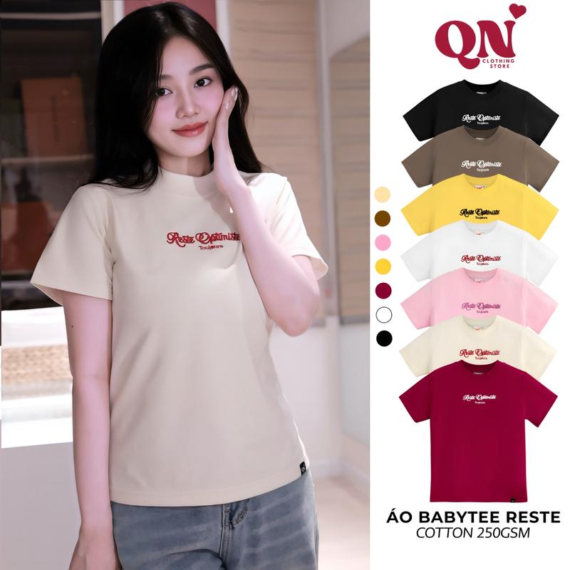   Deal mở bán  Áo thun Babytee Thêu Toujours - Premium Cotton - 250gsm - QNwear 