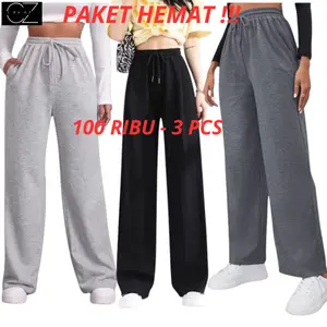 CEXOZ - PROMO HEMAT 100Rb 3 PCS Celana Jogger Baggy Loose Pants Sport Gaya Stylish untuk Aktivitas Sehari-hari