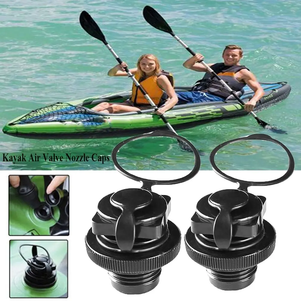 1/2pcs SUP Board Accessories Kayak Raft Airbed Nozzle Caps Inflatable Pump Adapter Mattress Valves Air Valve
