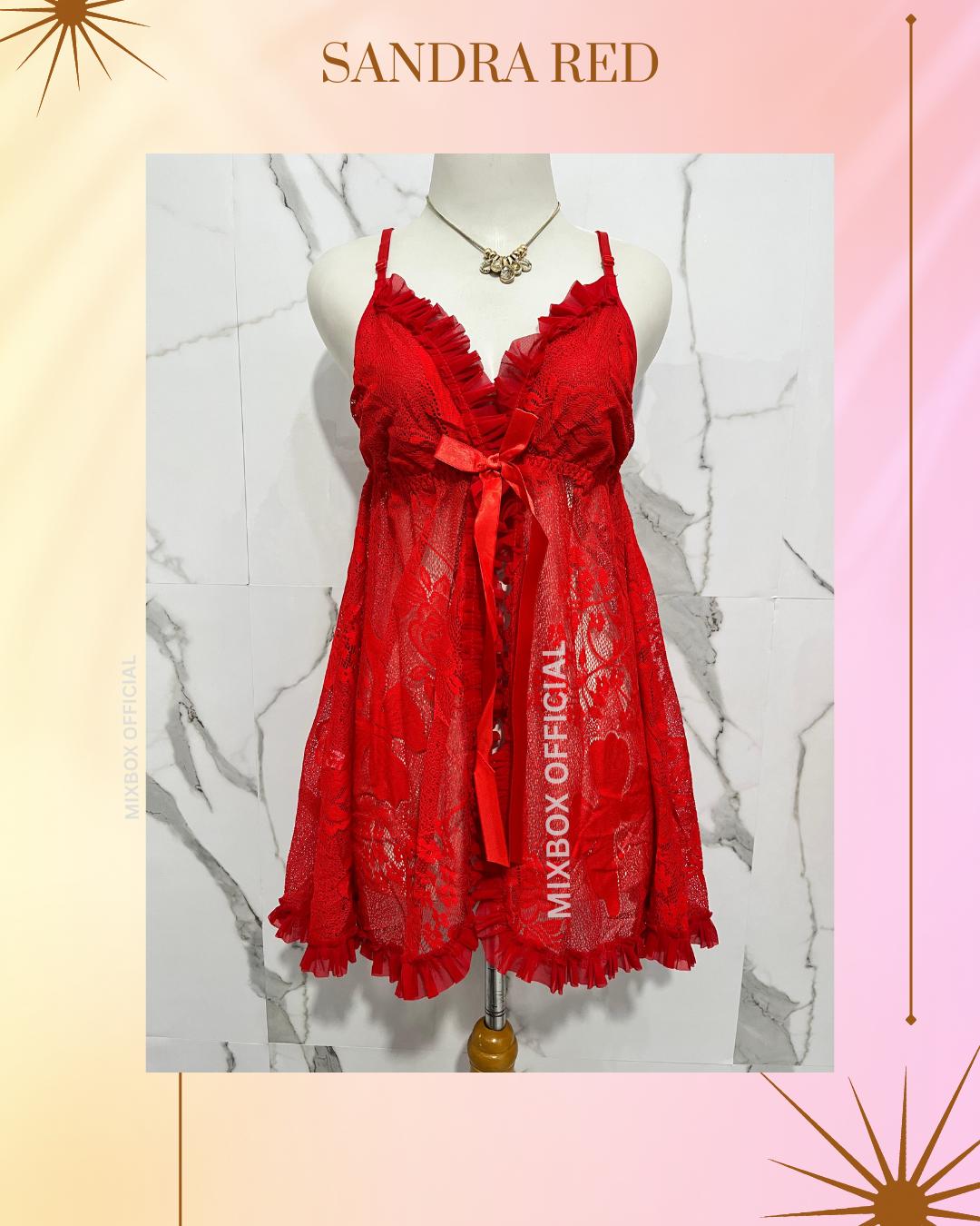Mixbox Lingerie Mini Dress Belah Tengah Full Brukat LD 120 - Sandra (2) -  Shop | Tokopedia