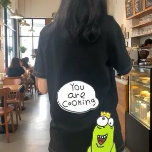 VANKEELAB T Shirt Kaos DANBOWL Premium Halus Unisex Saku Material Lembut Adem Nyaman Dipakai Seharian Desain Unik Cocok untuk Hangout Sekolah atau Jalan Santai