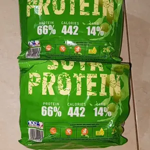 Susu nabati dari kedelai asli tinggi protein