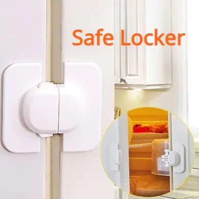 Multi Function Baby Safety Refrigerator Lock Fridge Freezer Door Lock Baby Safety Lock Fridge Cabinet Lock for Baby Safety