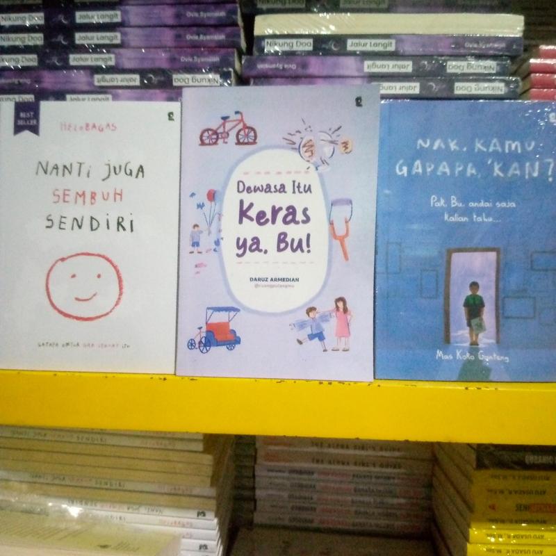 Product Introduction of 3buku 1paket , Dewasa itu keras yah bu +Nanti juga sembuh sendiri + Nak kamu gakpapa kan 6