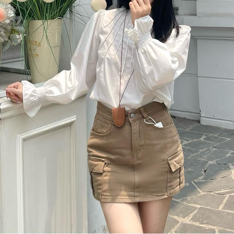 Chân váy túi hộp tôn dáng cá tính phong cách Women Dress 2