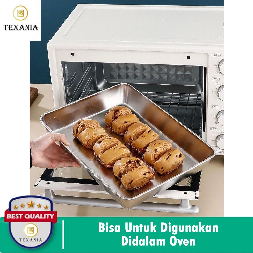 [EXCLUSIVE MAMI LOUISSE] TEXANIA Food Box Isi 5pcs - Food Container - Tempat Menyimpan Makanan dan Sayuran Stainless - Kitchenware