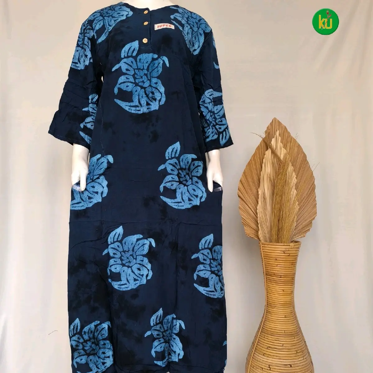 DASTER SEKDRESS LD 105 KENCANA UNGU LABEL HITAM Busui