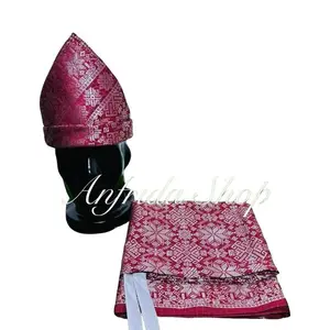 SETELAN RUMPAK TANJAK SONGKET PALEMBANG /TANJAK MELAYU DAN KAIN SAMPIN SONGKET