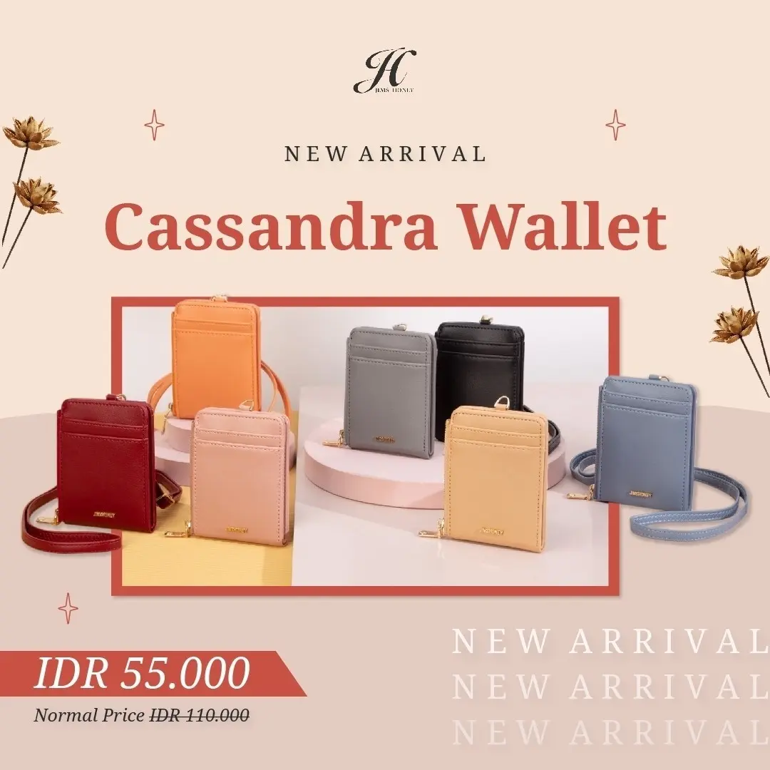 Dompet kartu cassandra wallet jimshoney