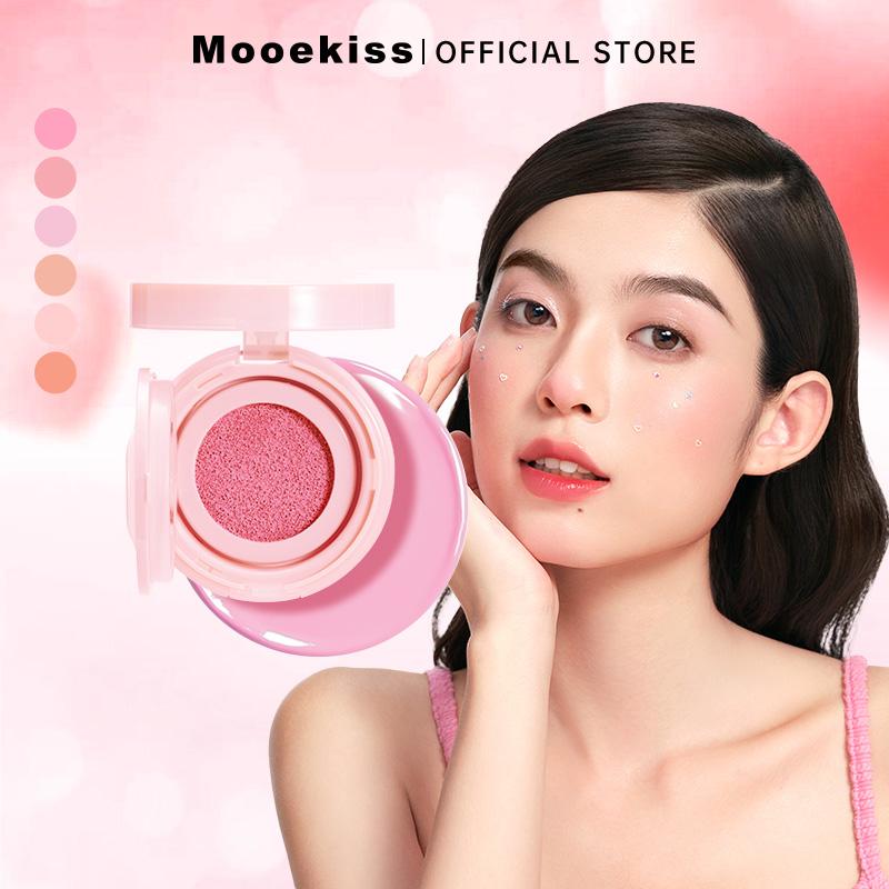 (COD) Mooekiss Air Cushion Blush phấn má hồng cushion, matte, màu nude tự nhiên, nhẹ nhàng không bóng dầu, nhỏ gọn 3.2g*1