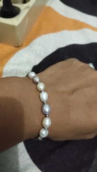 Product Review of gelang cantik mutiara oval air tawar asli from M**9 0