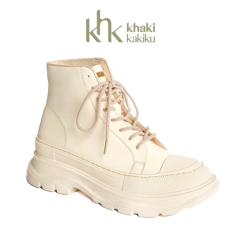 KHK by Khakikakiku Jenna Swizzle Cream Boots 0