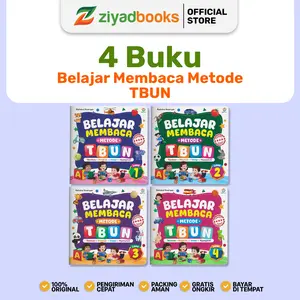 (ISI 4 BUKU) Belajar Membaca Metode TBUN - Buku Anak - Buku Belajar Membaca Anak TK SD usia 3-5 Tahun
