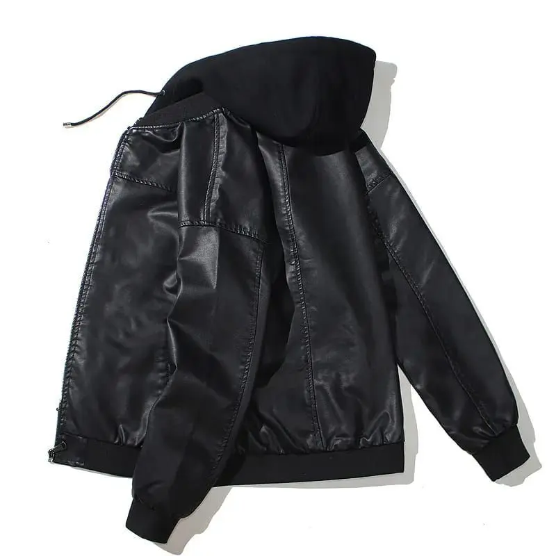 jaket kulit pria elegant hoodie terbaru by Jaket Kulit new