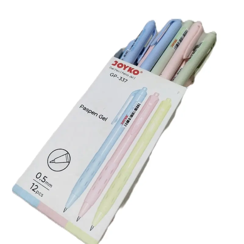 Pulpen/Paspen Gel/ Pen /Bollpoint Joyko GP-337 Stationery Bolpen /pcs Hitam Tinta 5