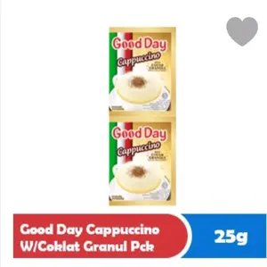 Kopi Good Day Cappuccino 25gr isi 10 Sachet/ GoodDay 10'S / kopi cappuccino