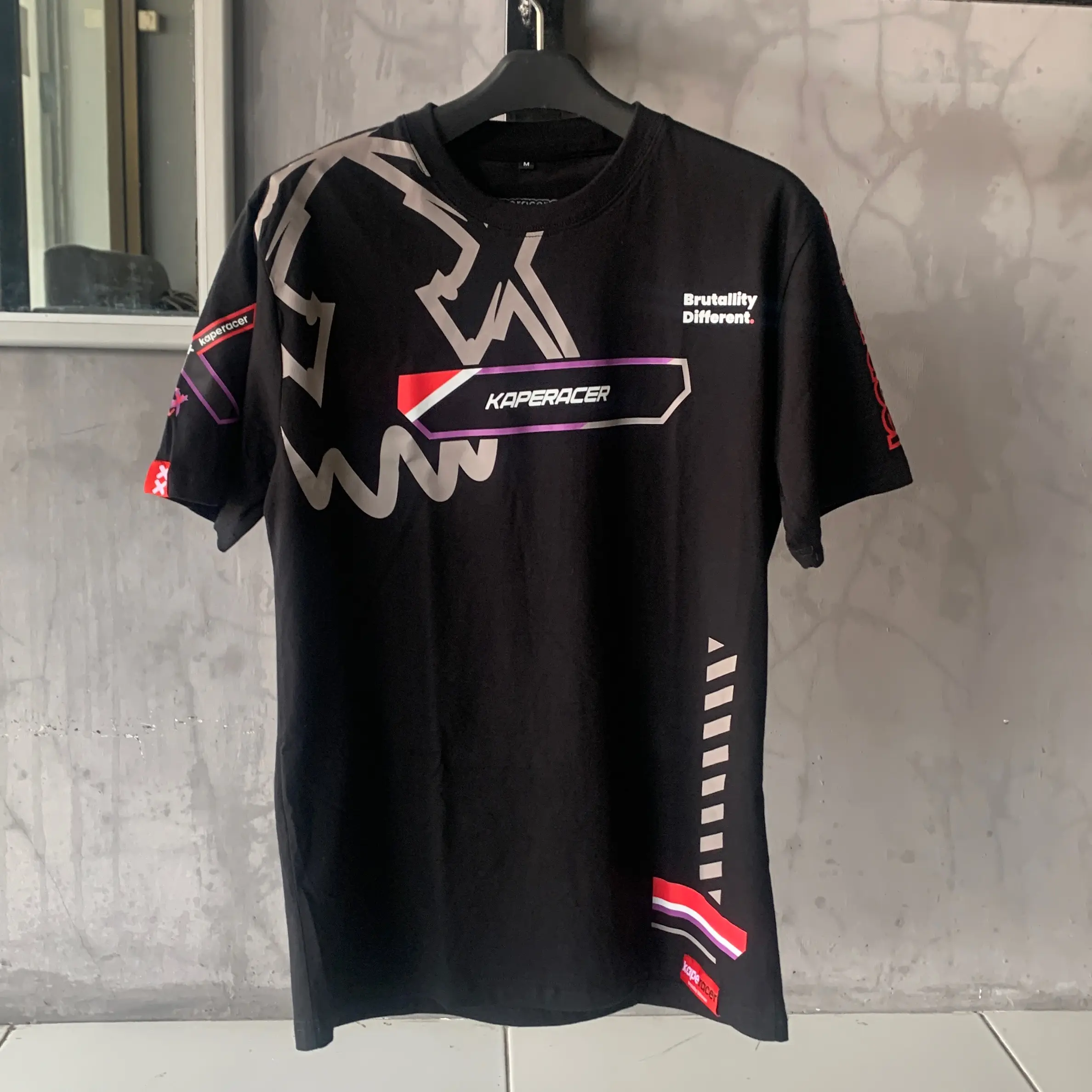 Kaperacer Limit original kaos & baju racing premium 2 & 4 stroke hitam putih keren terbaru Katun