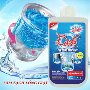 Bột Tẩy Lồng Máy Giặt Deep Clean DEFA 300g – Diệt Khuẩn 99.9%, Loại Bỏ Cặn Bẩn & Nấm Mốc