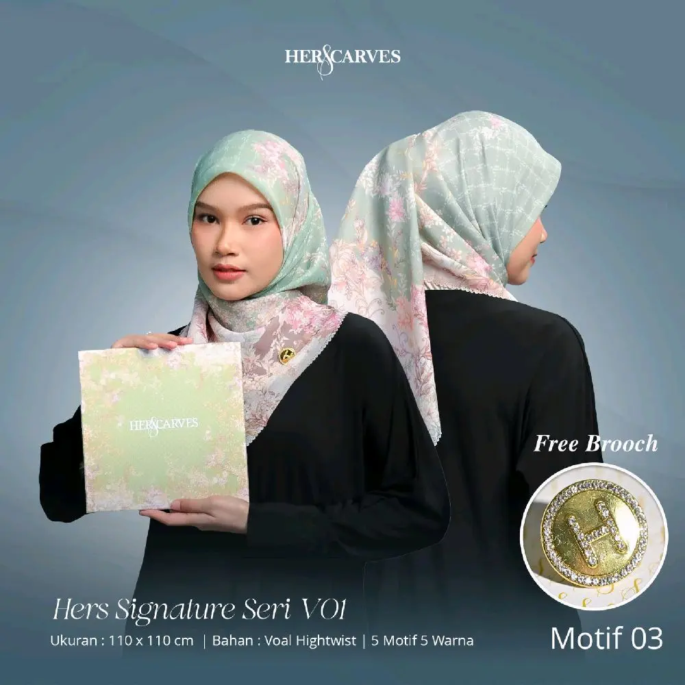 edisi ramadhan hijabs hers premium box (dpt 2box)