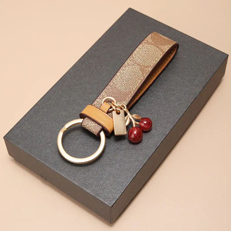 Bag charm cherry blossom tea rose Gantungan tas cherry mini Gantungan tas lucu aesthetic 5cm cherry keychain 3