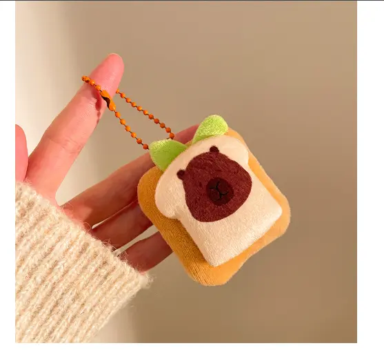 SUMMERFAMILY 1pc 7x5cm Keychain Plush Mini Toys Adorable Shapes