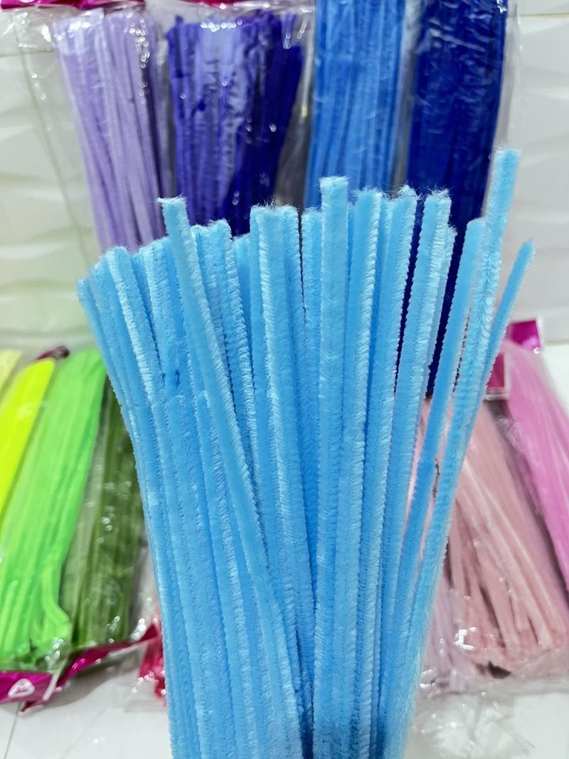 Product Introduction of BULU MERCY KAWAT BULU BUNGA warna warni 1pack isi 100 pcs Kerajinan art n craft panjang 30cm 15