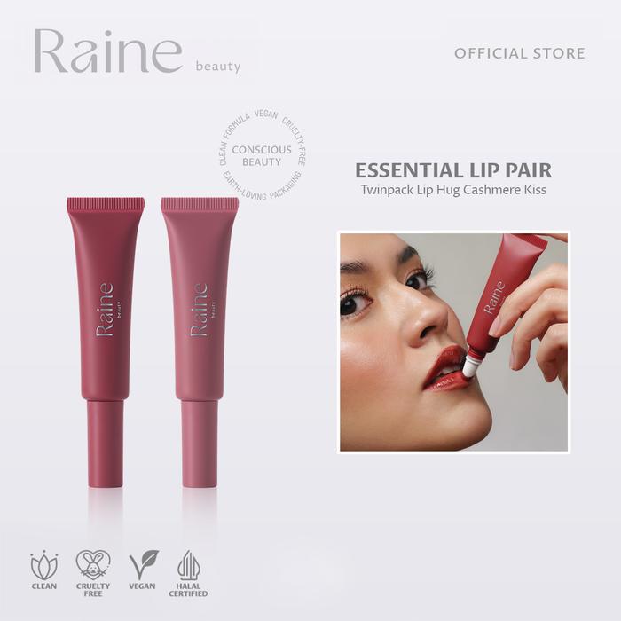 Gambar [Essential Lip Pair] Raine Beauty Twinpack Lip Hug Cashmere Kiss dari Raine Beauty Kota Administrasi Jakarta Barat Tokopedia