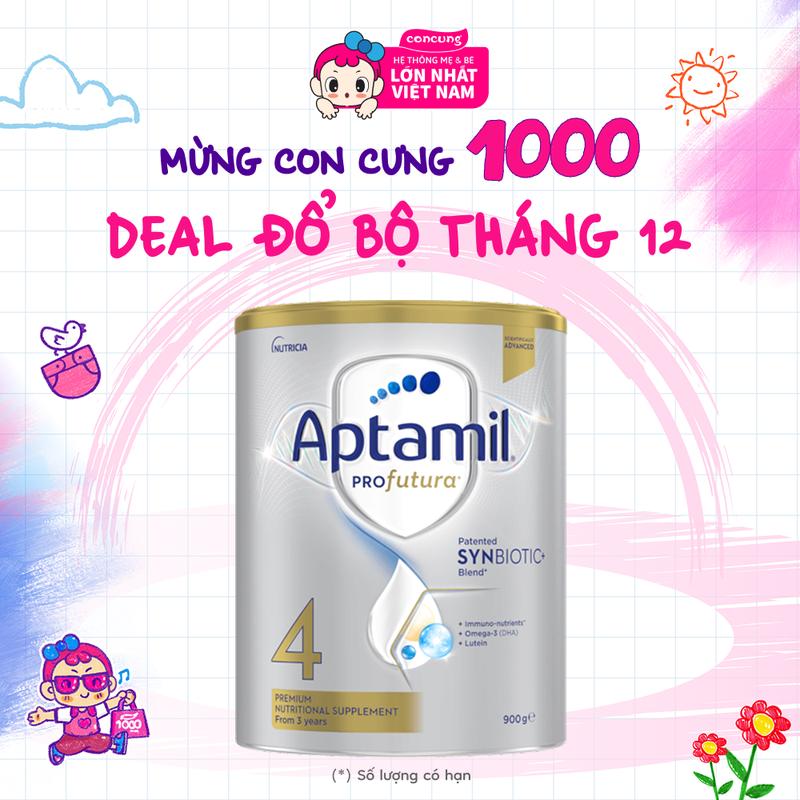 Sữa công thức Aptamil Úc Profutura số 4 Premium Nutritional Supplement dành cho trẻ từ 3 tuổi