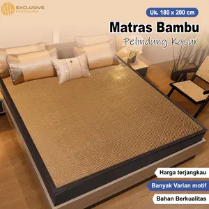 X3A1-Tikar Bambu / TIkar Lipat Bambu Tatami Ukuran 180cm x 20cm Tikar bambu Alami PREMIUM
