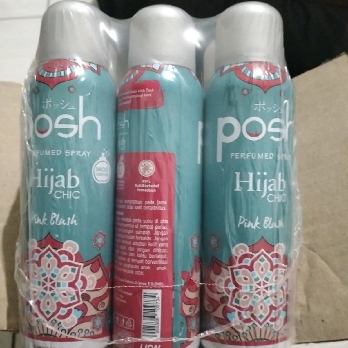 parfum posh blaze pink hijab 150ml 2pcs