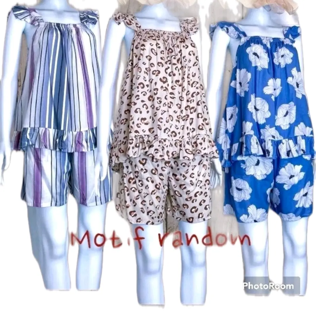 PIYAMA RAYON / SETELAN TANKTOP /OBY SET (motif random)