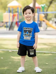 STELAN ANAK baju setelan anak laki-laki ganteng mirip ayah untuk usia 2-9tahun bahan pe rayon 30s ukuran M L XL XXL desain keren cocok untuk anak laki-laki usia 2 hingga 9 tahun