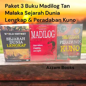 Paket 3 Buku Sejarah Dunia Lengkap,Madilog Tan Malaka & Sejarah Peradaban Kuno (Best Quality)