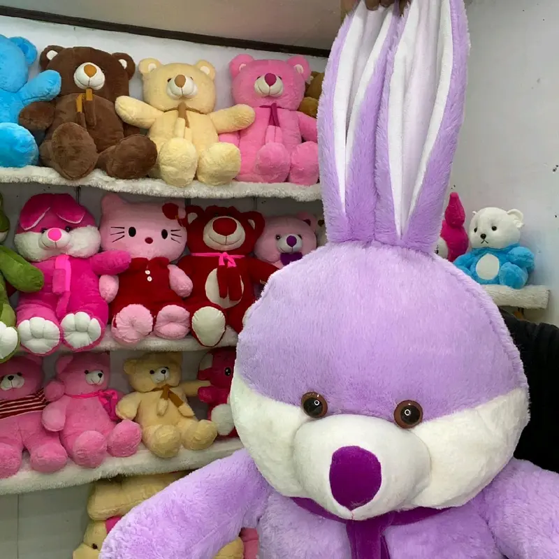 Boneka KELINCI SYAL JUMBO 90 cm (Bahan RabbitFur) SNI 4