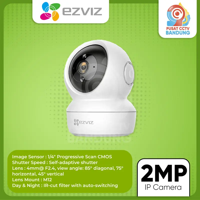 CCTV Camera Wireless EZVIZ C6N 2MP Indoor Wifi Camera Series 2