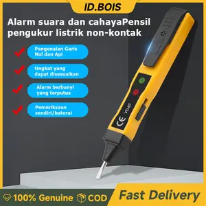 ID.BOIS Tespen Bunyi /Tespen non Contact With Buuzzer Tespen Cerdas Tanpa Sentuh Alarm Buzzer Deteksi Listrik AC DC tes pen VD-07