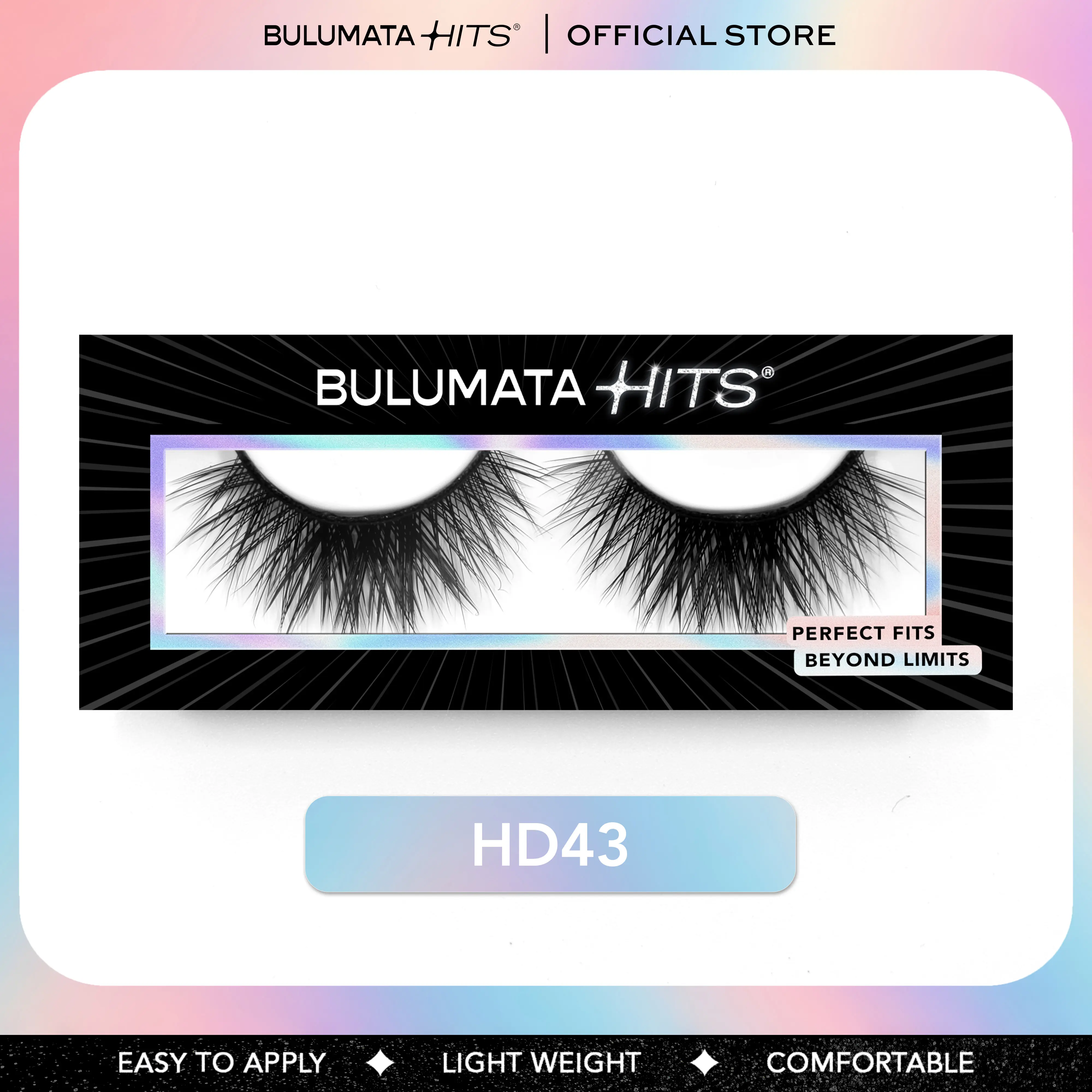 Bulumata hits HD43 lusinan/12pasang Eyelash