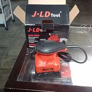 J.LD Mesin Amplas Kayu Listrik 4510 Finishing Sander Palm Sander Untuk Amplas Kayu, Besi dan Tembok Mesin Ampelas Elektrik Serbaguna