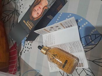 Product Review of [Holika Holika] NEW 24K Gold Ampoule ( Serum Wajah Emas) Kerutan Mencerahkan Vitamin Mengencangkan from s**i 1