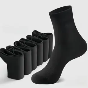 Promo 5 Pasang Kaos Kaki Pria Panjang Atas Mata Kaki Anti Bau Nyaman&Adem