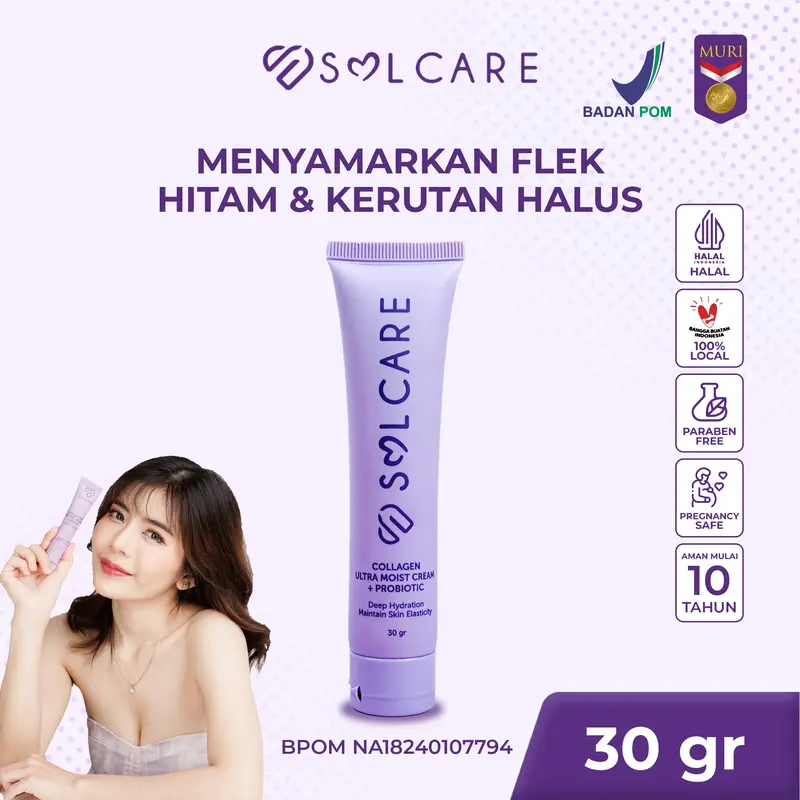 Solcare Collagen Ultra Moist Cream + Probiotic – Cream Flek 0