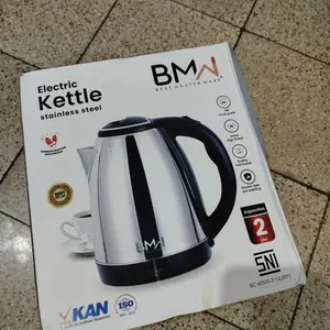 JPC Ketel Listrik Stainless Steel 2 Liter 400 Watt Ketel Air Minum Listrik Ketel Berkapasitas Besar Ketel Teh Listrik Food-grade Mati Otomatis Alas Berputar 360 Derajat