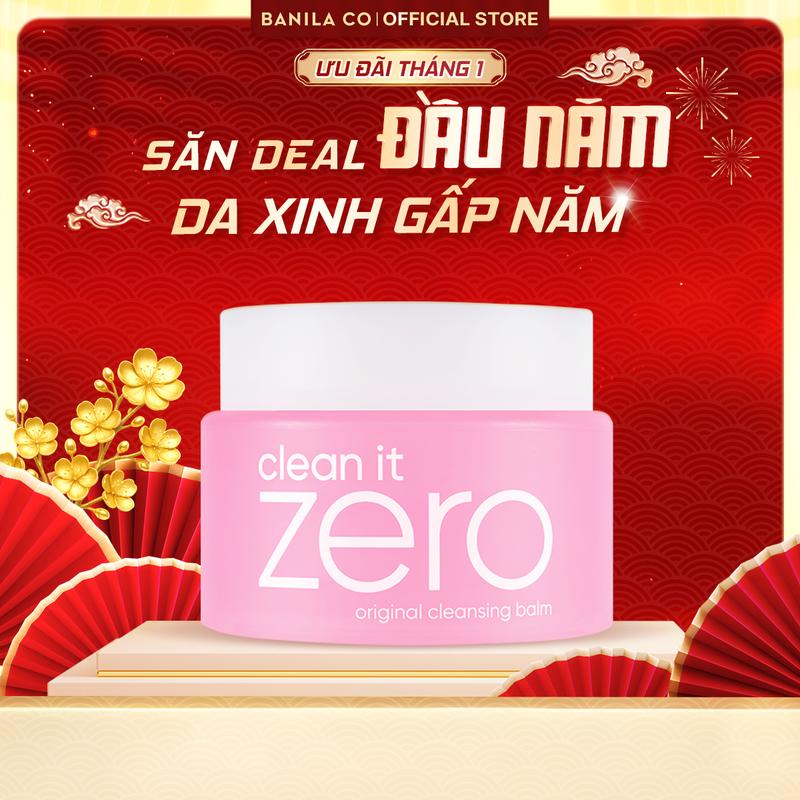  100ml Sáp tẩy trang Banila Co Clean It Zero O​r​i​g​i​n​a​l Cleansing Balm 100ml Phiên Bản Mới - Dành cho mọi loại da 