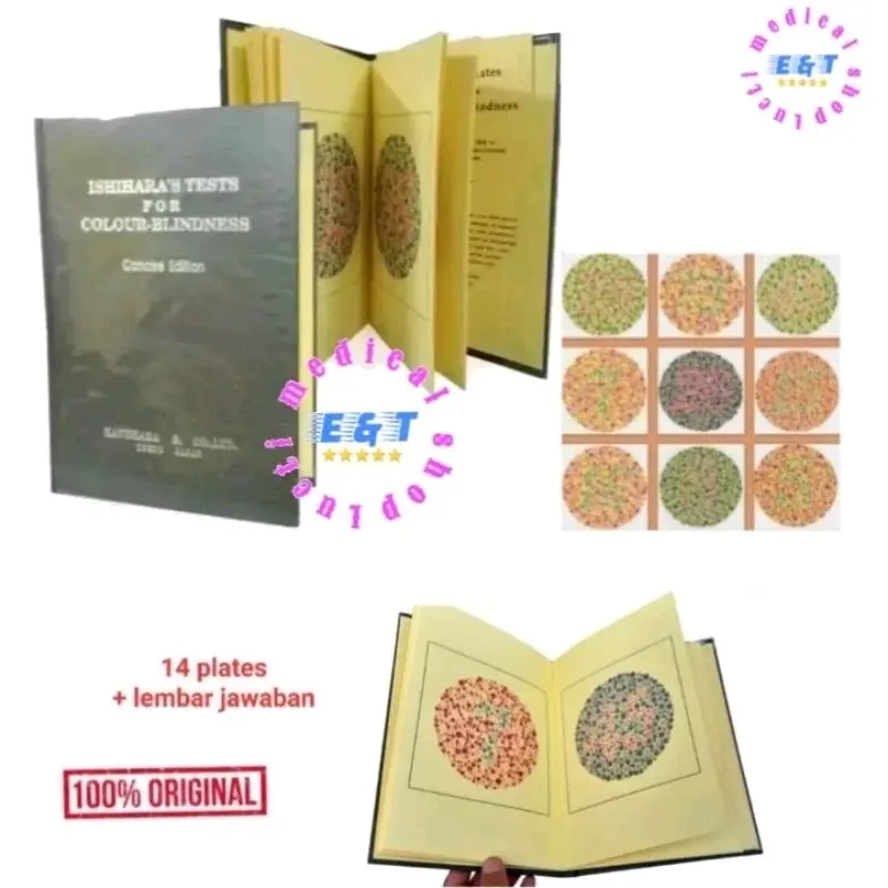 Buku Ishihara Buku tes Buta warna 14play